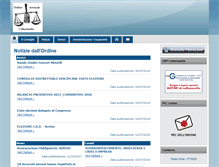 Tablet Screenshot of ordineavvocaticl.it